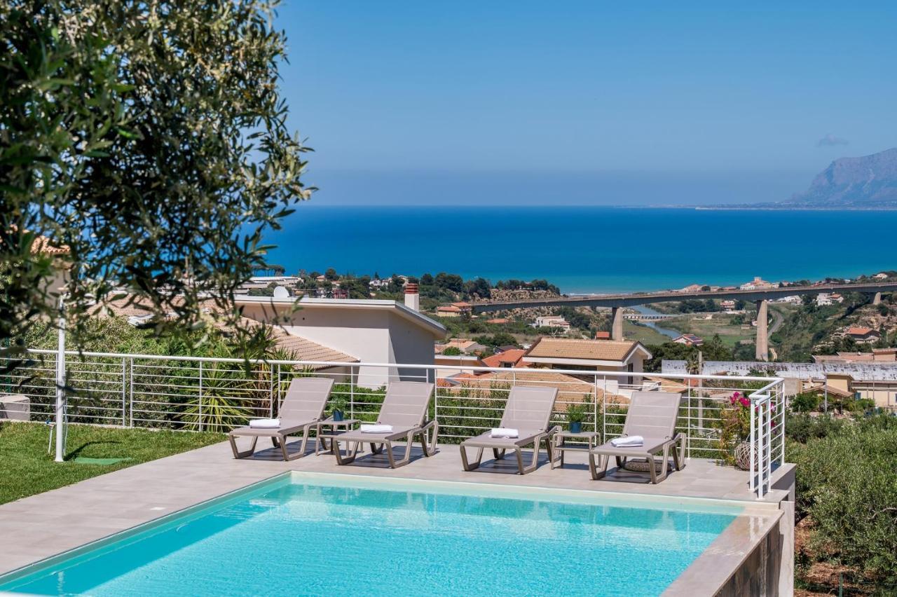 Villa Maria Con Piscina E Vista Mare Castellammare del Golfo Exteriér fotografie